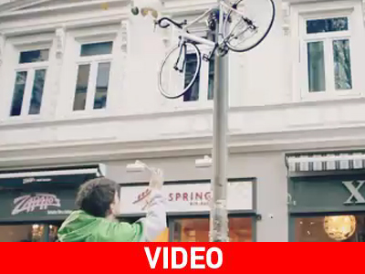 Η… απόλυτη κλειδαριά ποδηλάτου